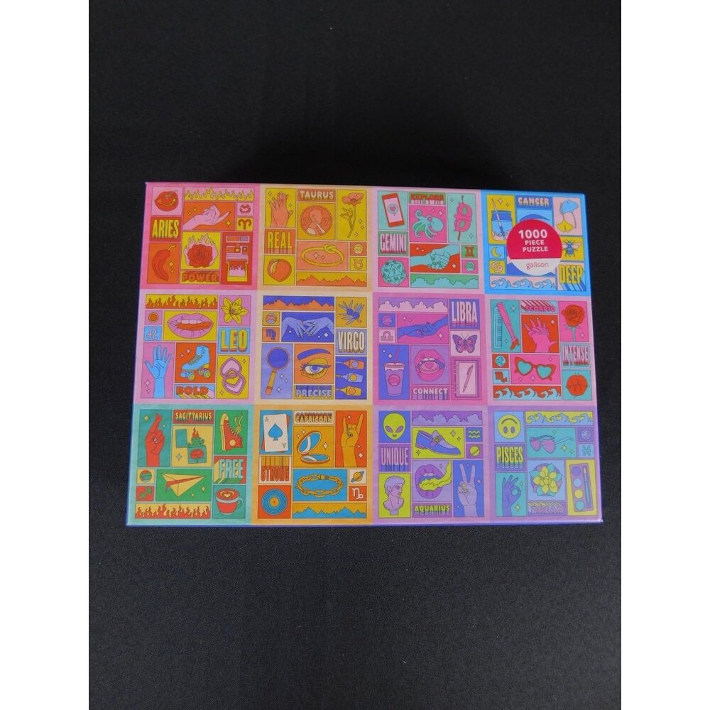 Galison Zodiac Power 1000pc Puzzle 27x20" Astrology New